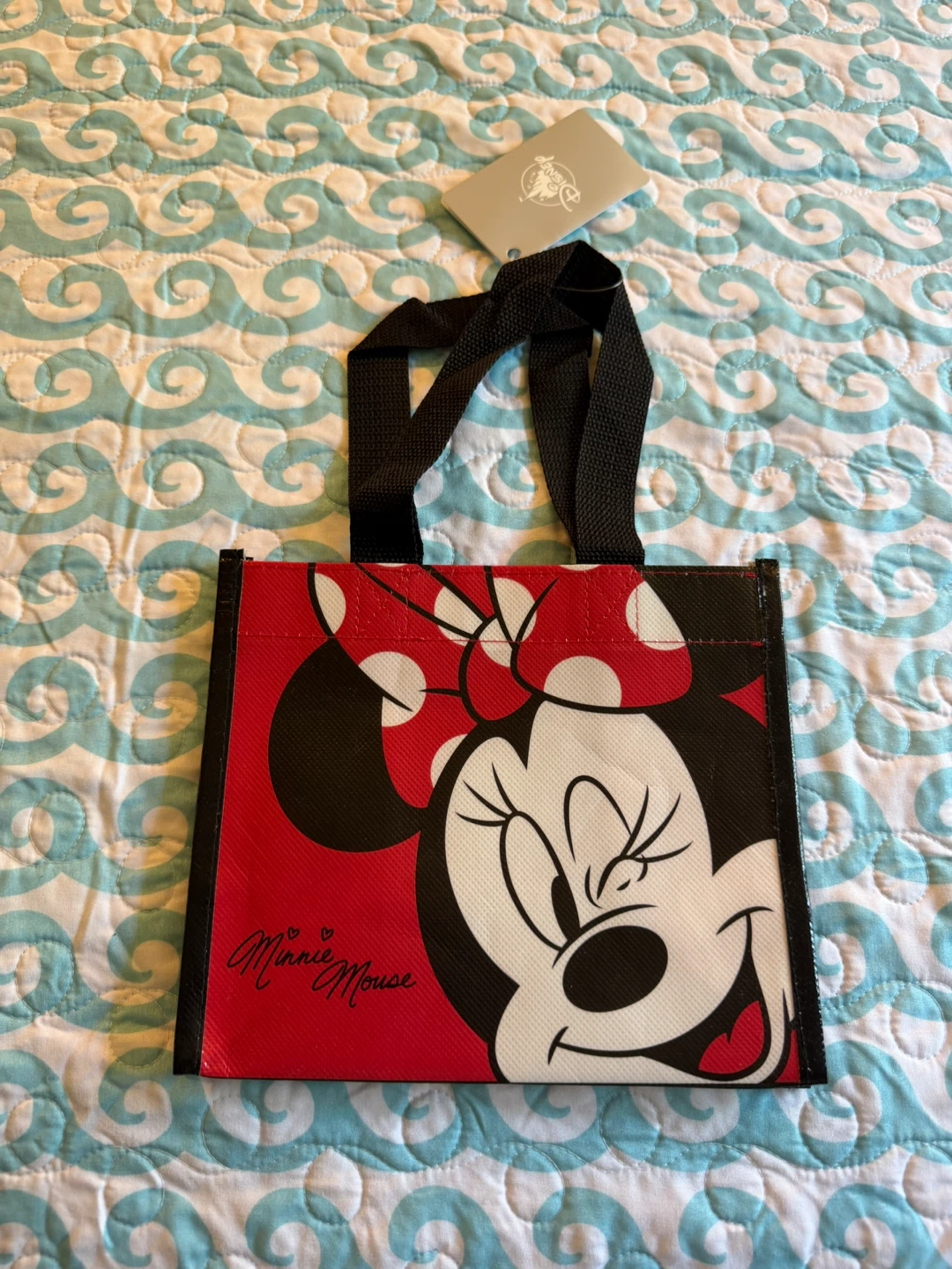 Disney Minnie Mouse Tote Bag and plush