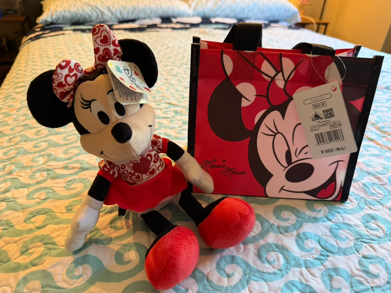 Disney Minnie Mouse Tote Bag and plush - photo 2