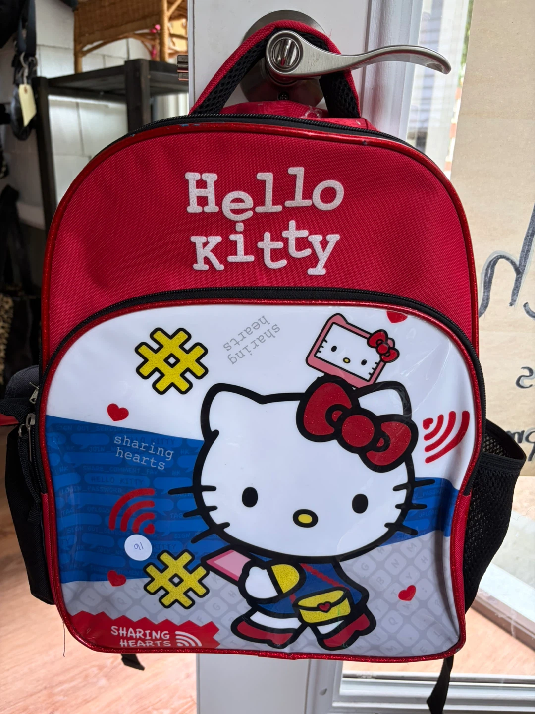 Hello Kitty Red Backpack