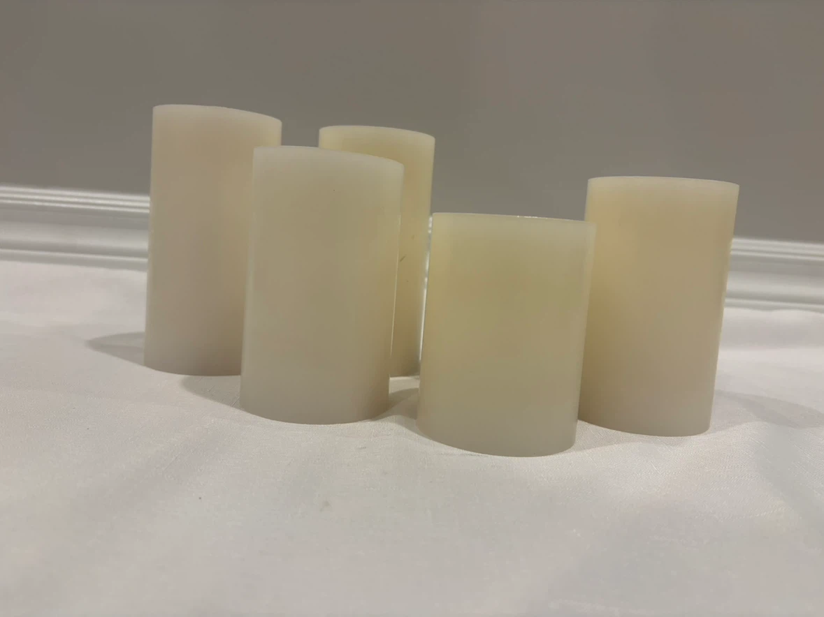 Set of 6 LED Pillar Candles - photo 4