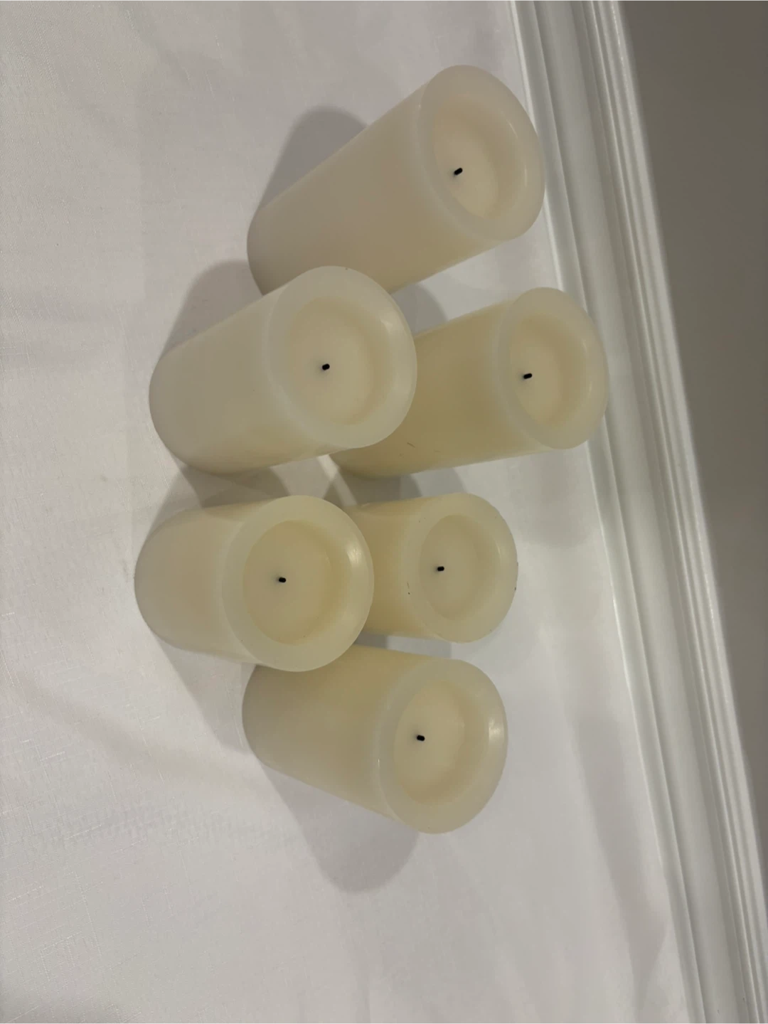 Set of 6 LED Pillar Candles - photo 5