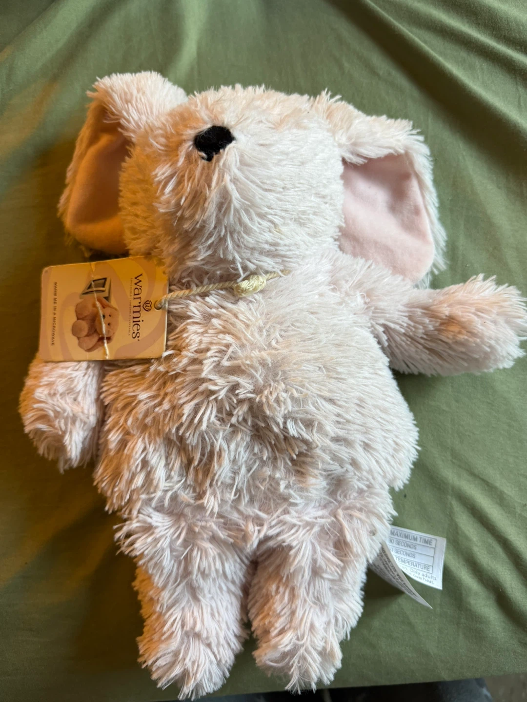 Warmies Pink Bunny Plush