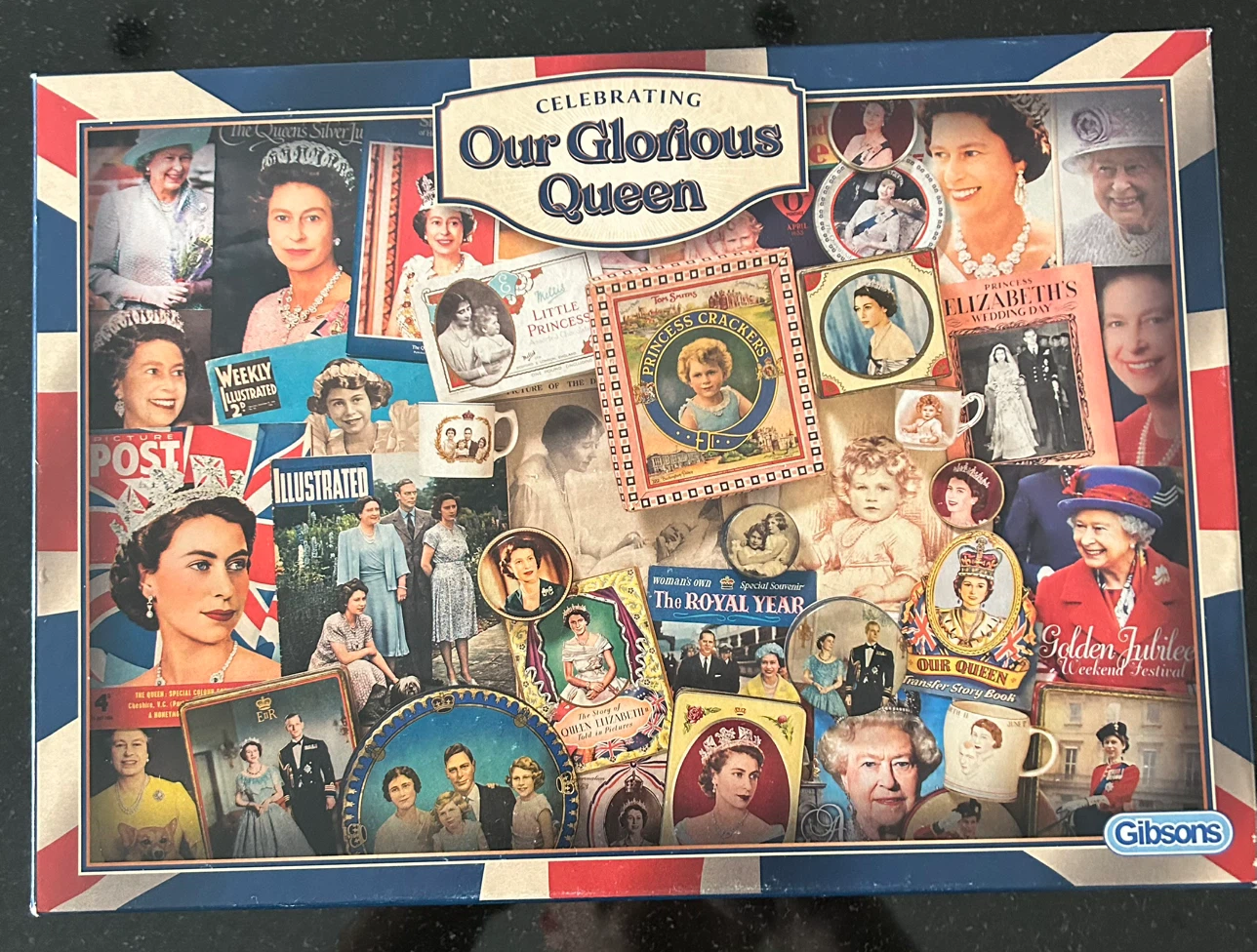 Gibsons Celebrating Our Glorious Queen 1000 Piece Jigsaw Puzzle