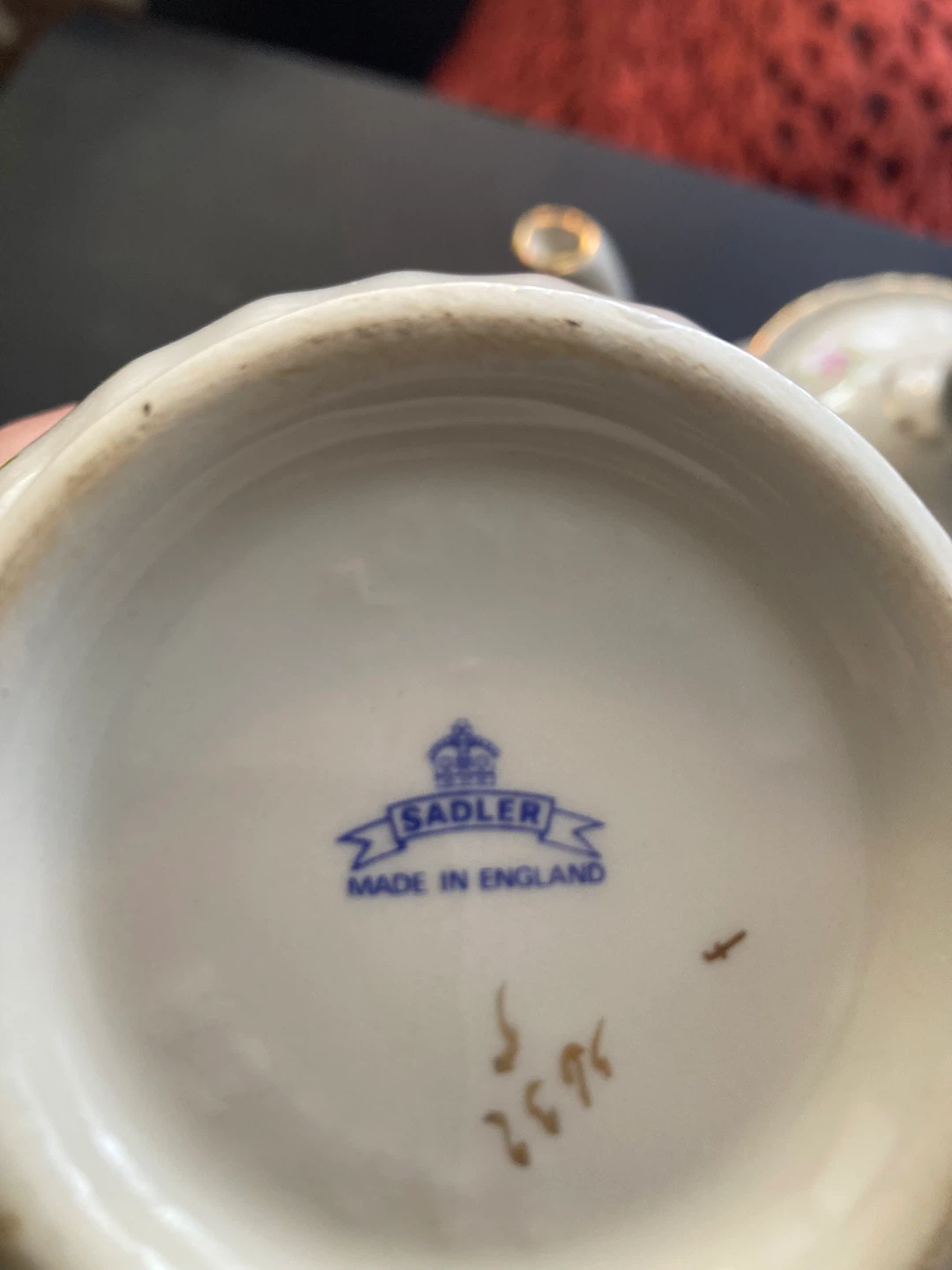 Sadler Tea Set teapot cream and sugar - photo 5