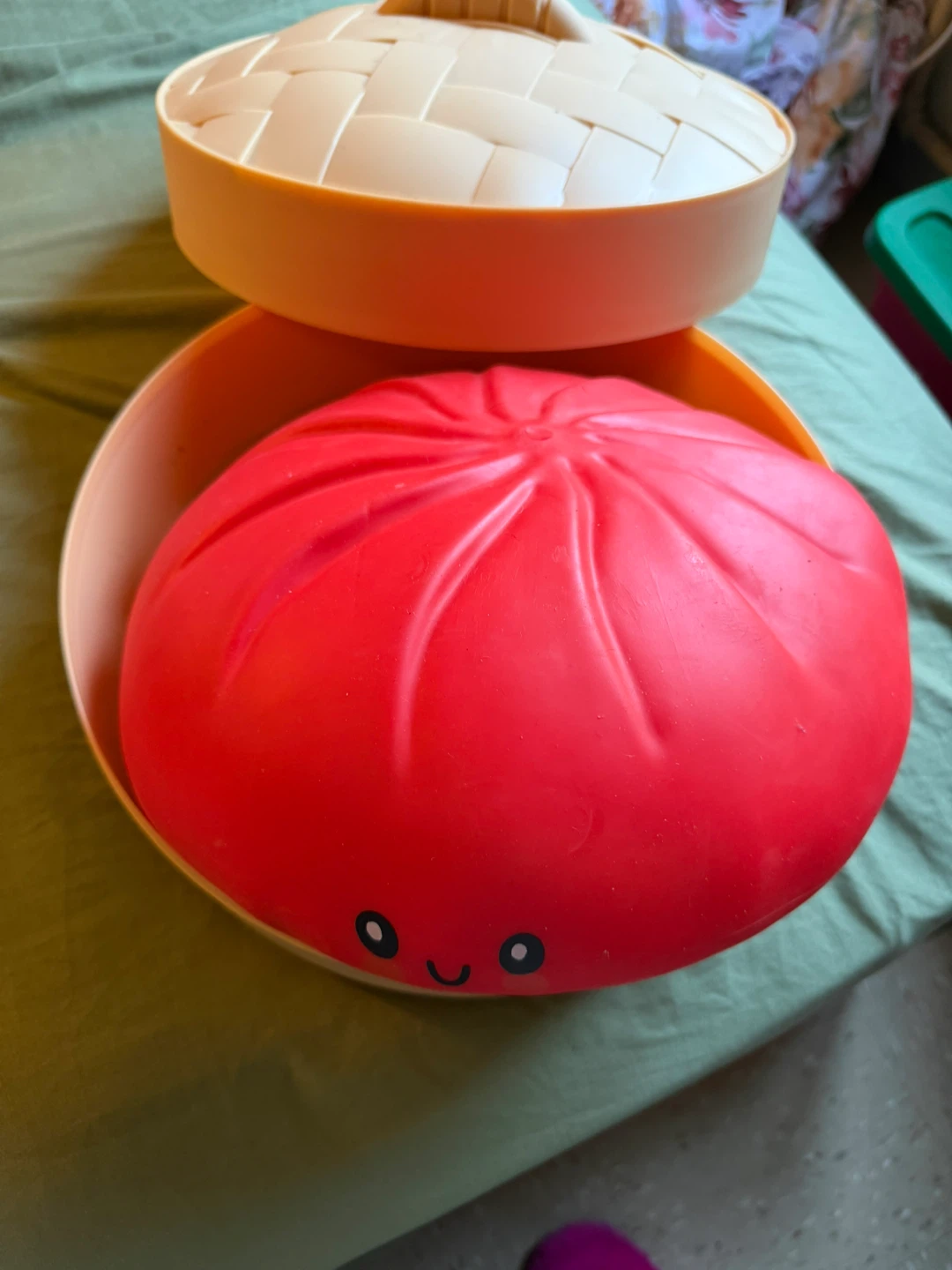 Red Bao Bun Squishy Toy giant dumpling - photo 2