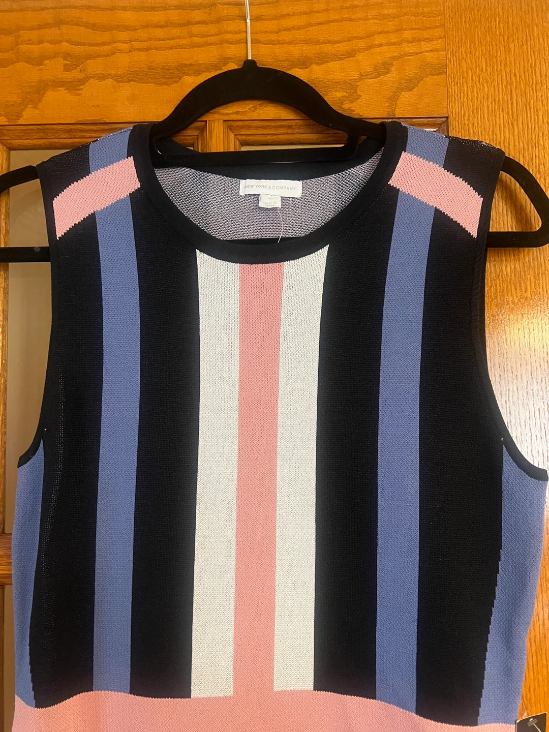 New York & Company Striped Sweater Dress Size M - photo 2