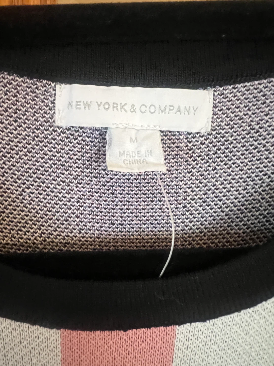 New York & Company Striped Sweater Dress Size M - photo 3