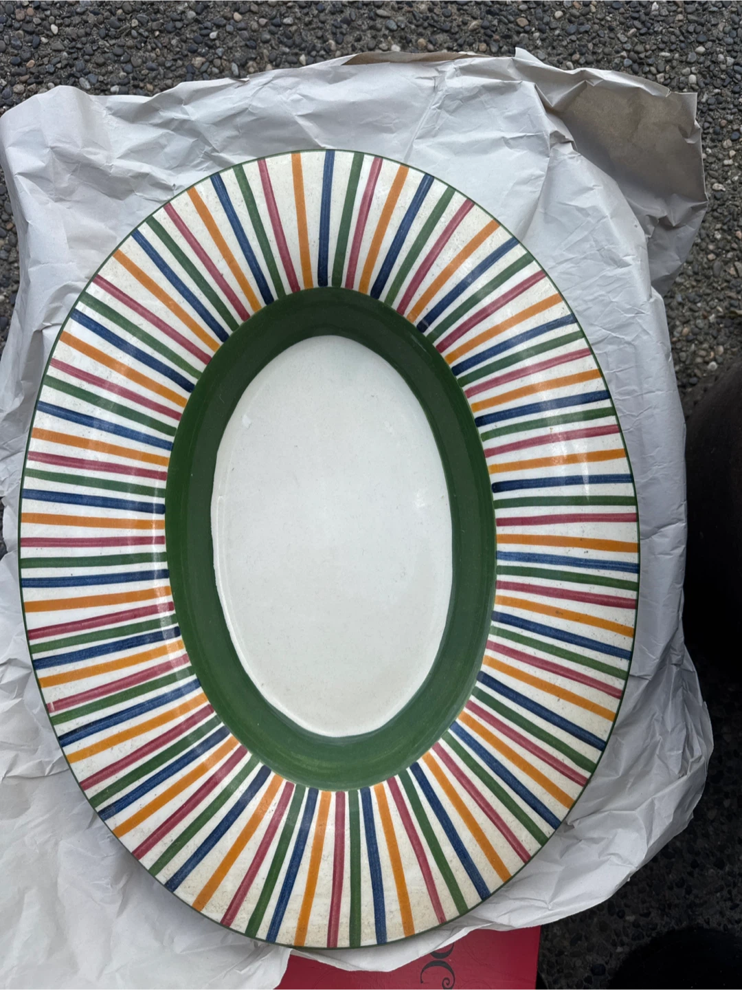 Family style serving  platter