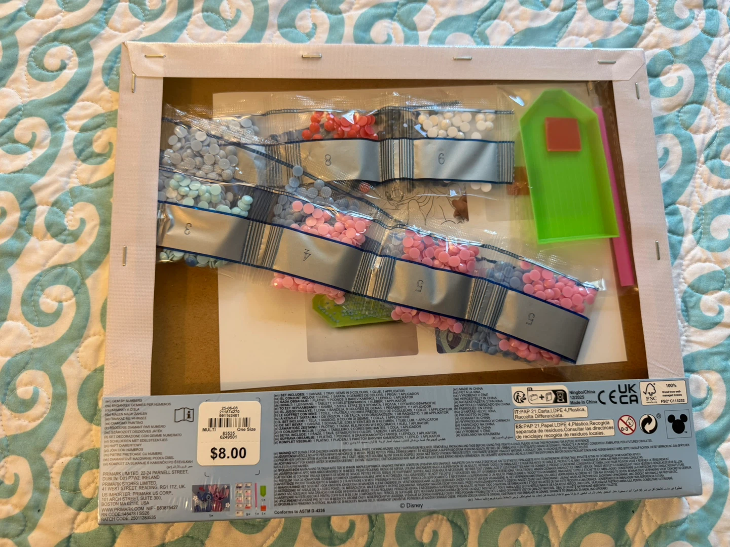 Disney Stitch Gem By Numbers Kit - photo 3