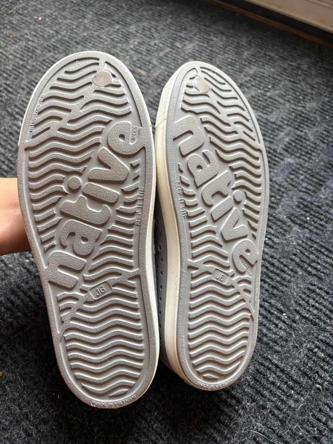 Native Shoes - Grey Slip-Ons - photo 2