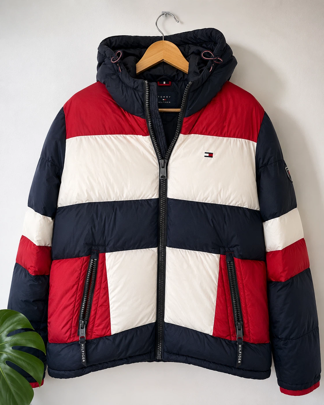 Tommy Hilfiger Puffer Jacket - Red, White & Blue