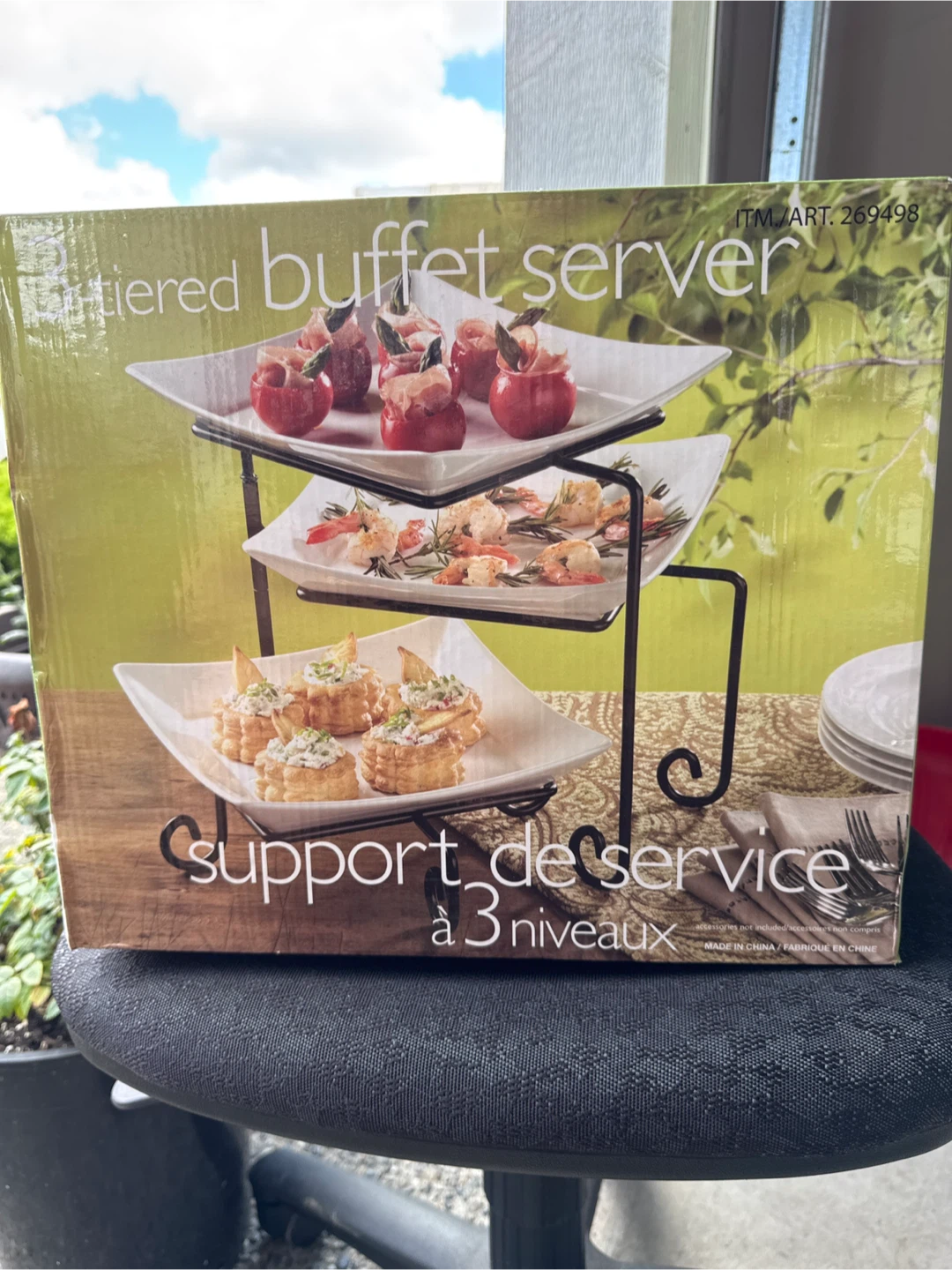 3-Tiered Buffet Server