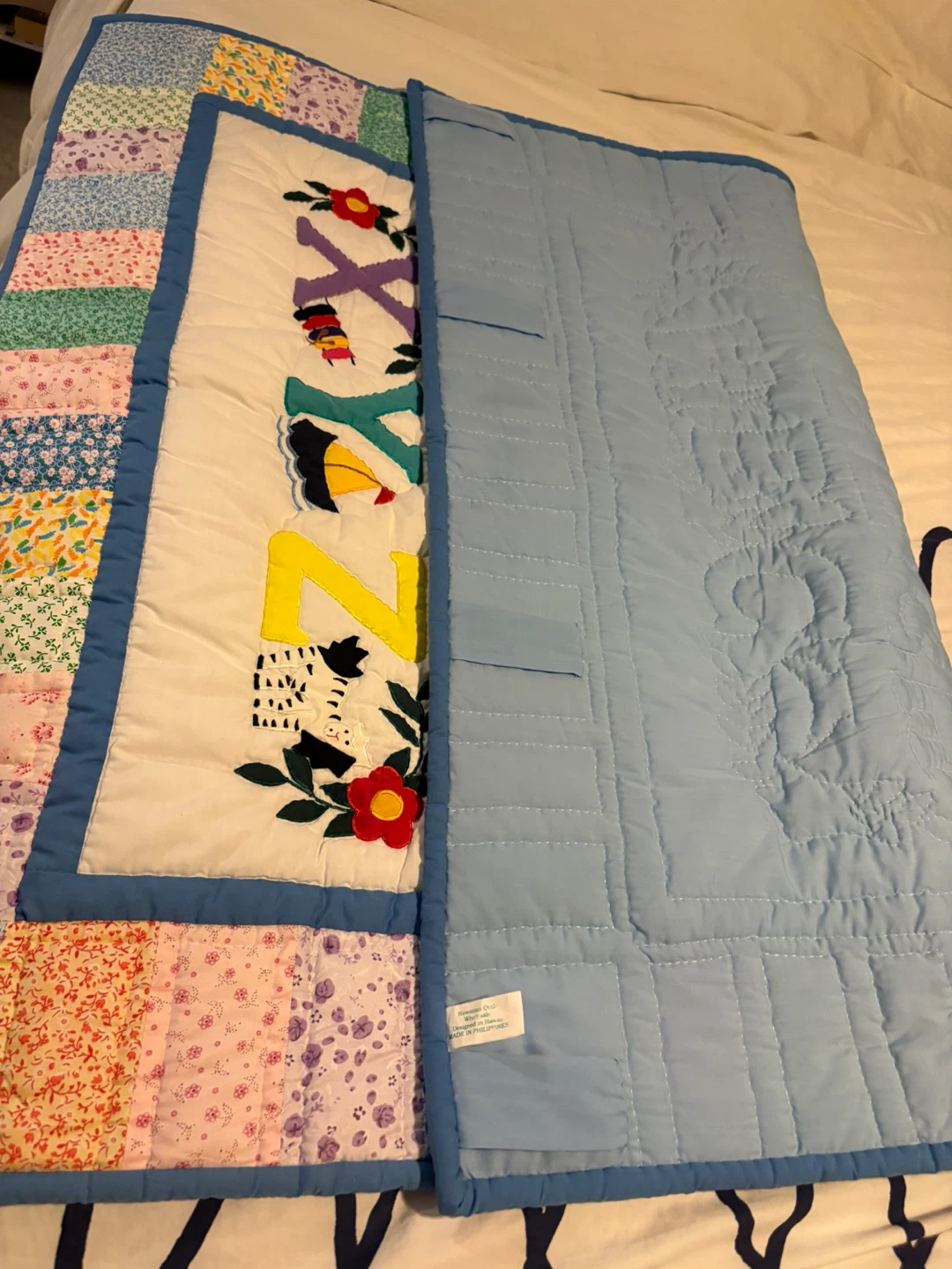 Handmade Alphabet Quilt - photo 2