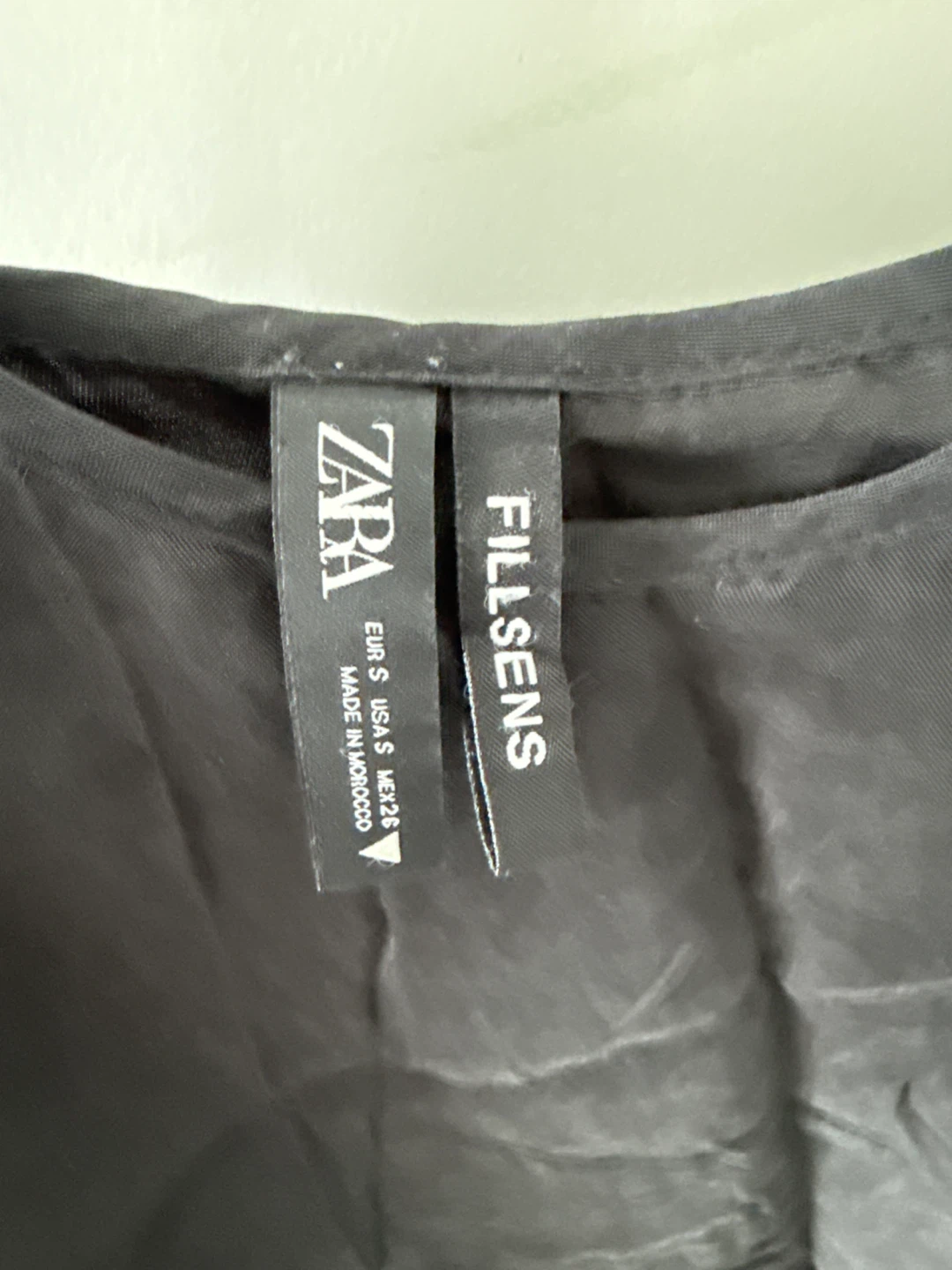 Zara Black Slip Dress Size S - photo 2