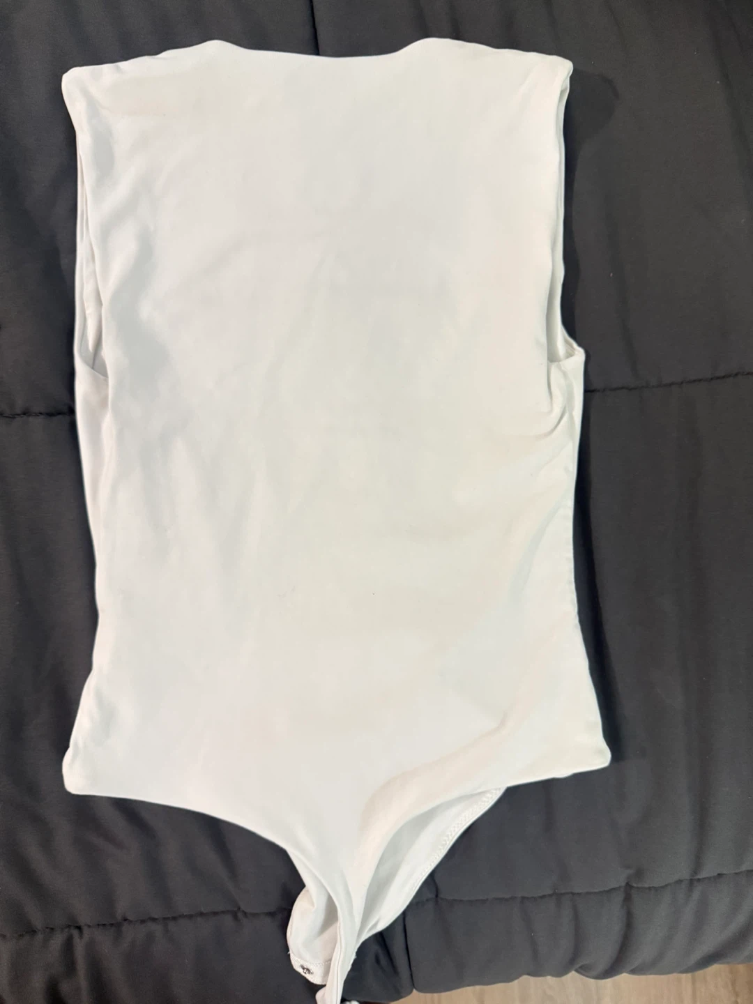 Aritzia Contour White Square Neck Bodysuit Size S - photo 3