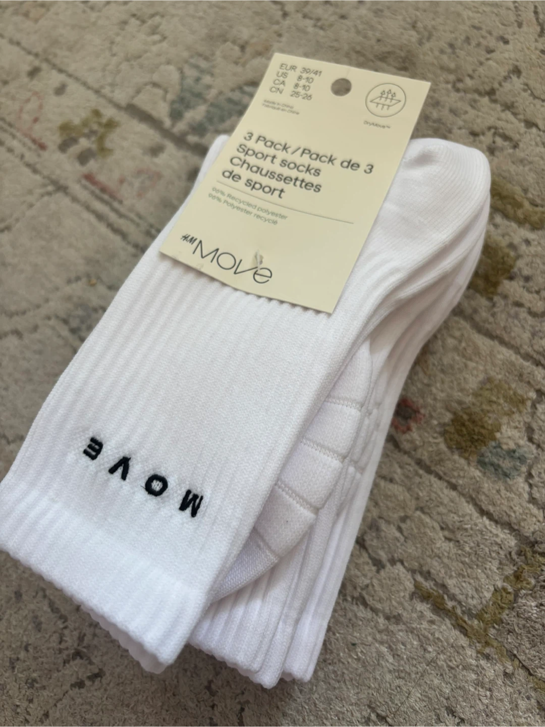 H&M MOVE 3 Pack Sport Socks