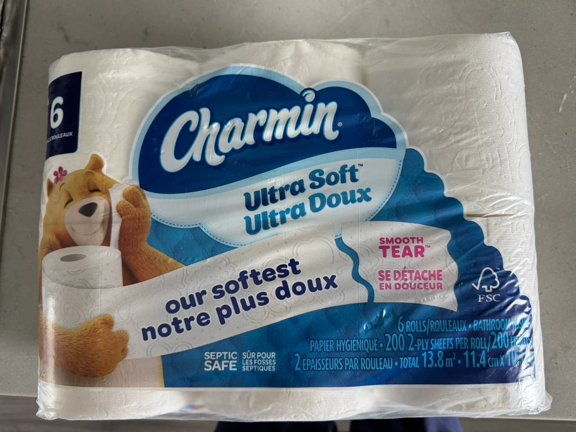 Bathroom tissue 6 rolls