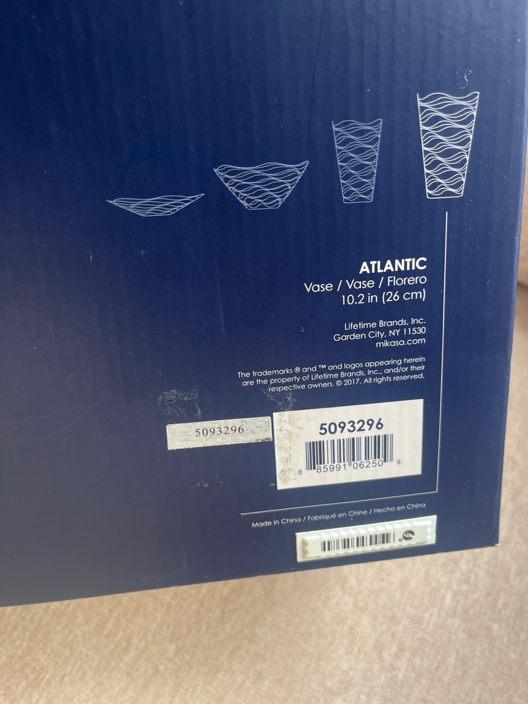 Mikasa Atlantic "Floreno" Crystal Vase - photo 2