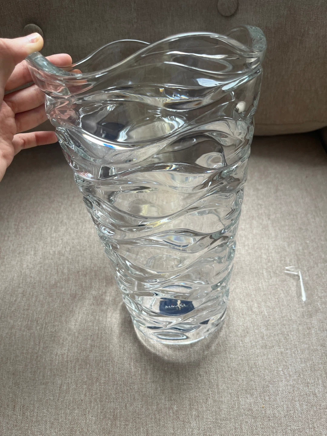 Mikasa Atlantic "Floreno" Crystal Vase - photo 3
