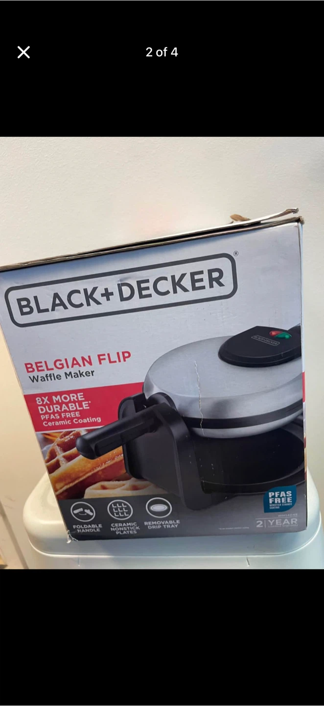BLACK+DECKER Belgian Flip Waffle Maker - photo 2