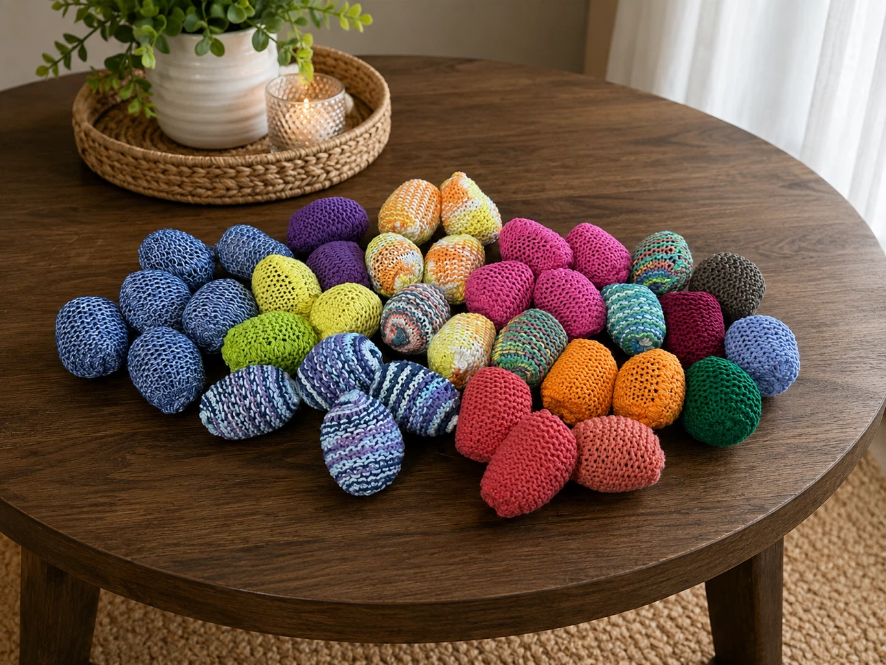 Hand-Knitted Hacky Sacks 🧶⚽
