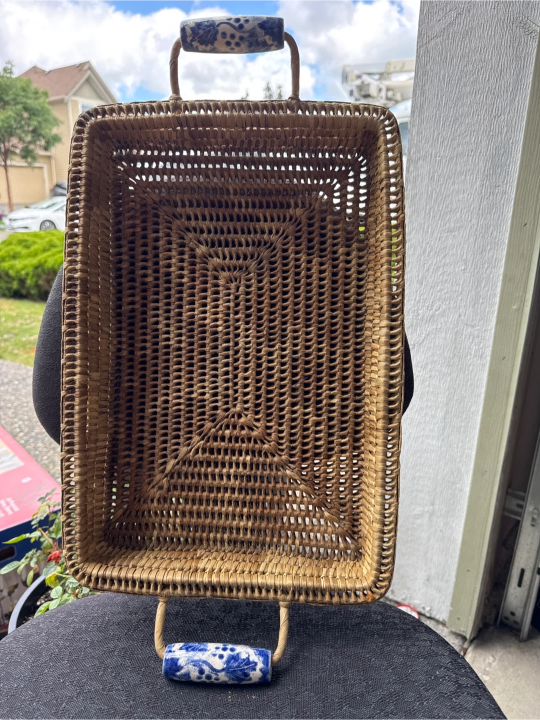Wicker serving basket - photo 2