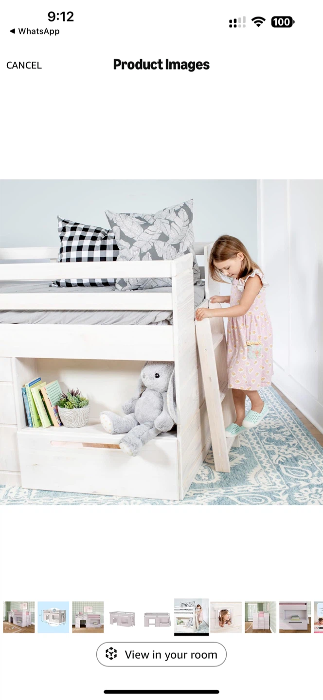 Moveoutsale: Kids Loft Bed with Stairs and Storage - photo 5