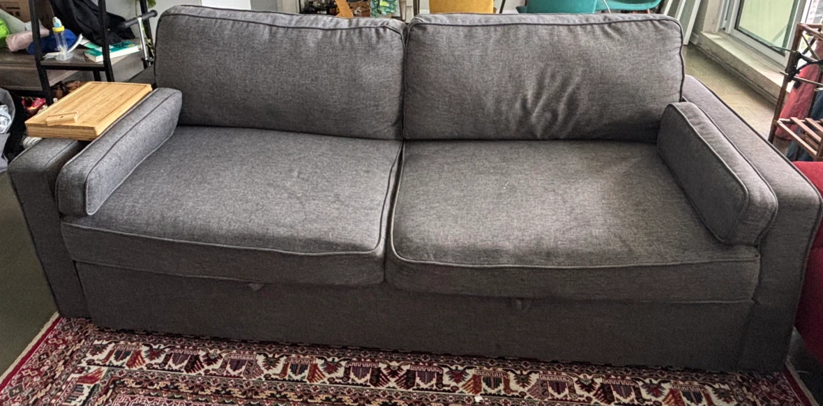 Grey Sofa Bed with pull out bed - photo 2