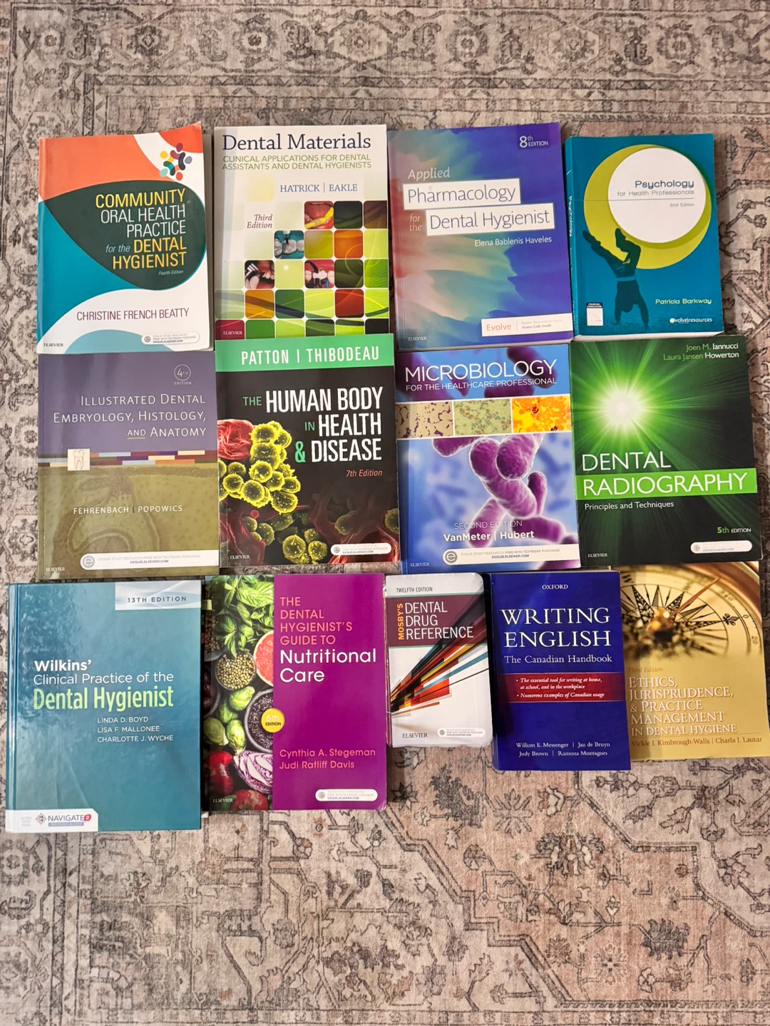 Collection of Dental Hygiene Textbooks