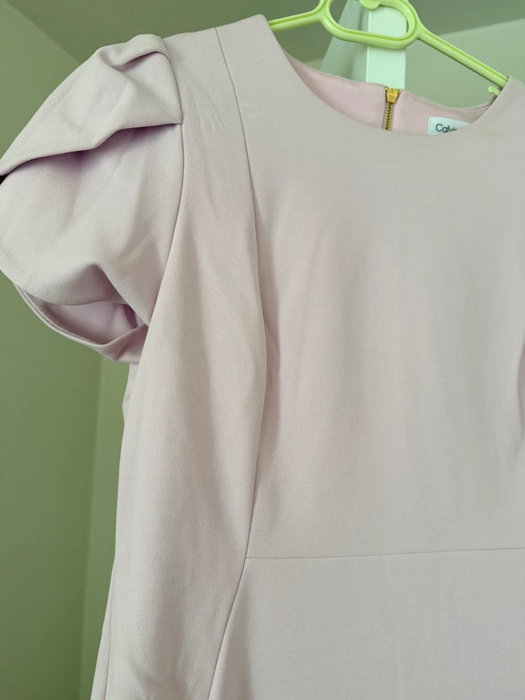 Calvin Klein lavender Puff Sleeve Dress - photo 2