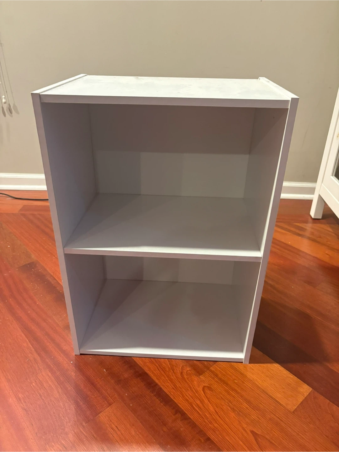 White 2-Shelf Bookcase/storage organizer