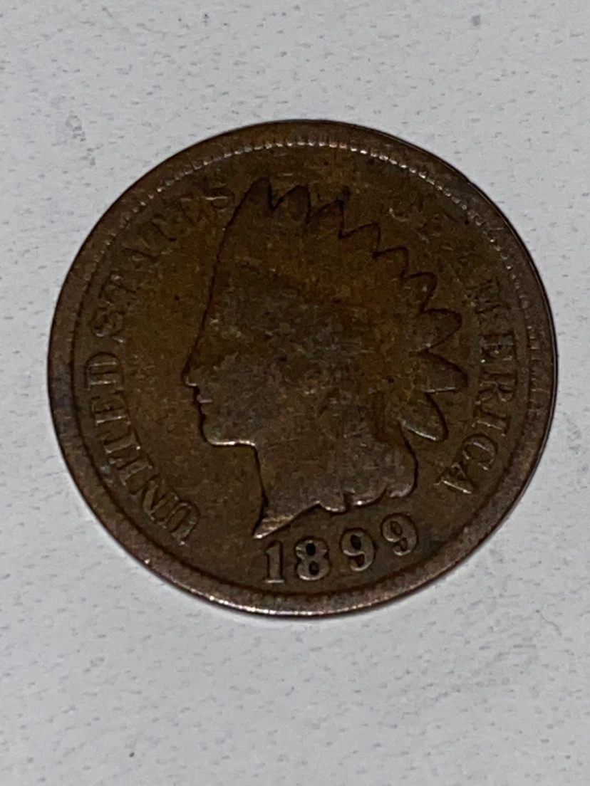 1899 Indian Head Cent - One Cent Coin