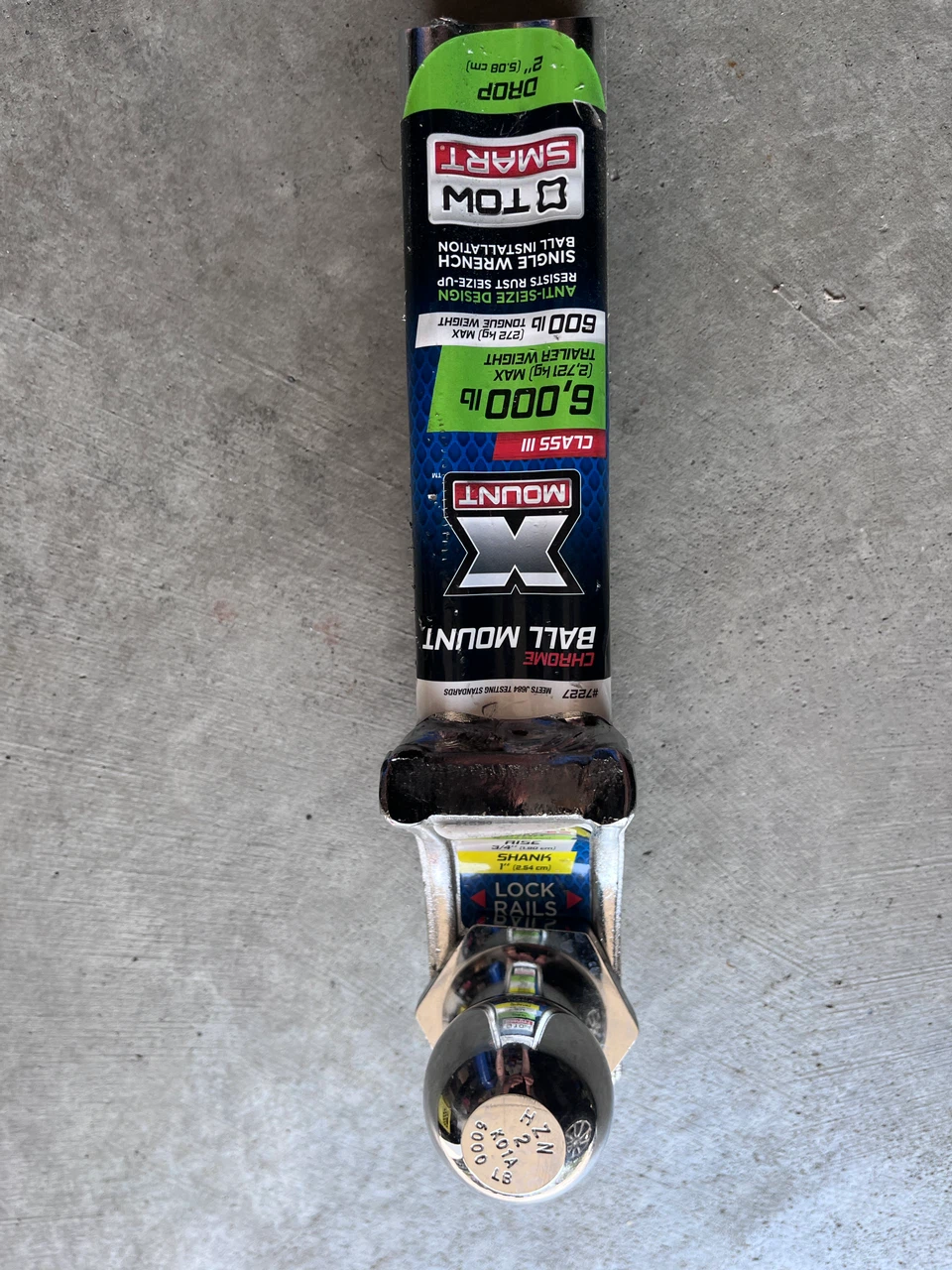 Tow Mount Chrome Ball Mount - photo 3