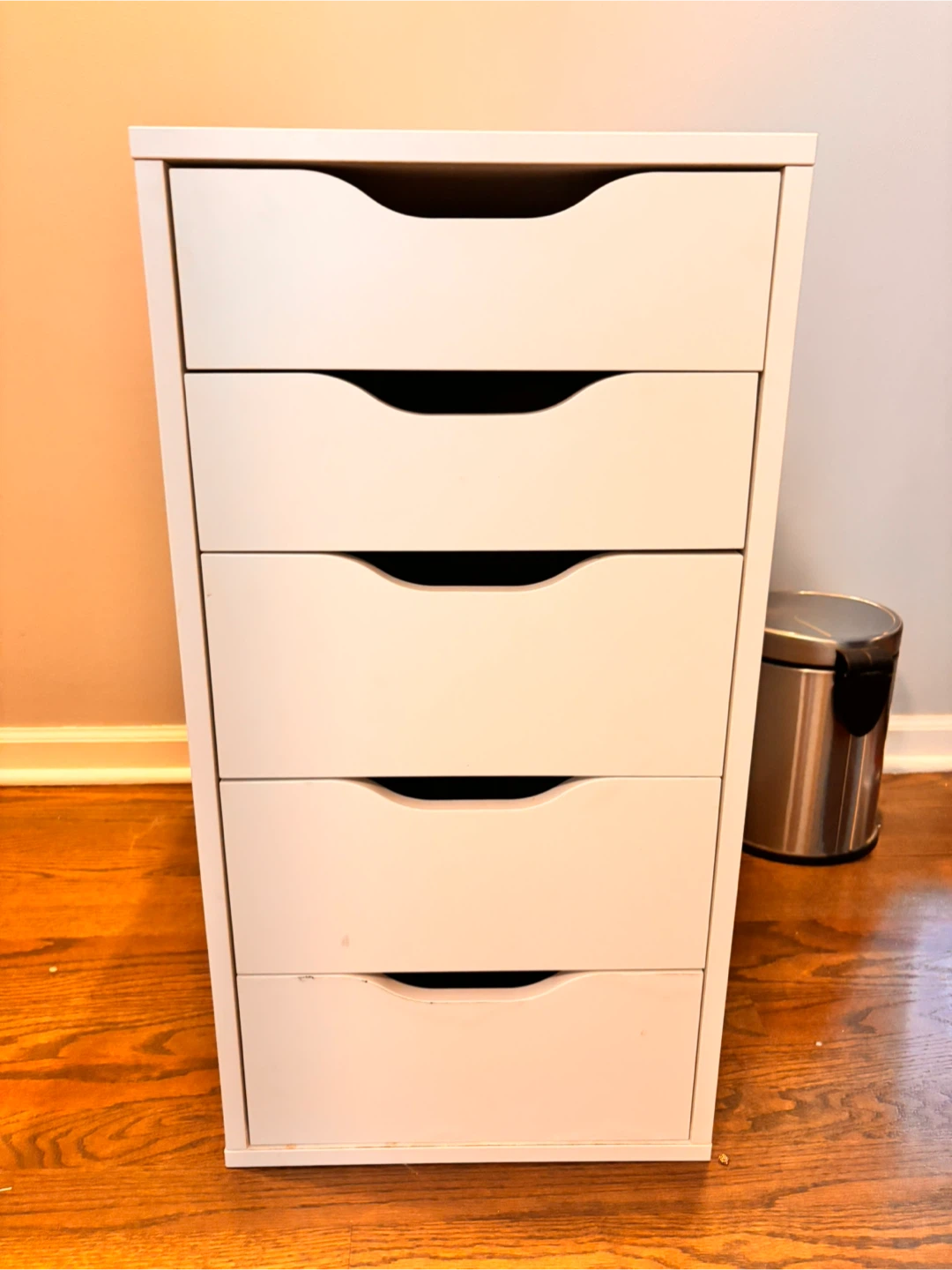 White Alex 5-Drawer storage organizer - photo 2