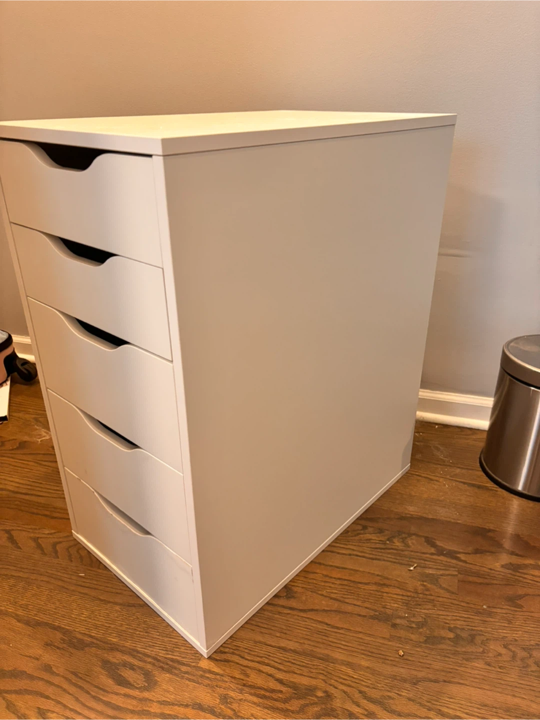White Alex 5-Drawer storage organizer - photo 3