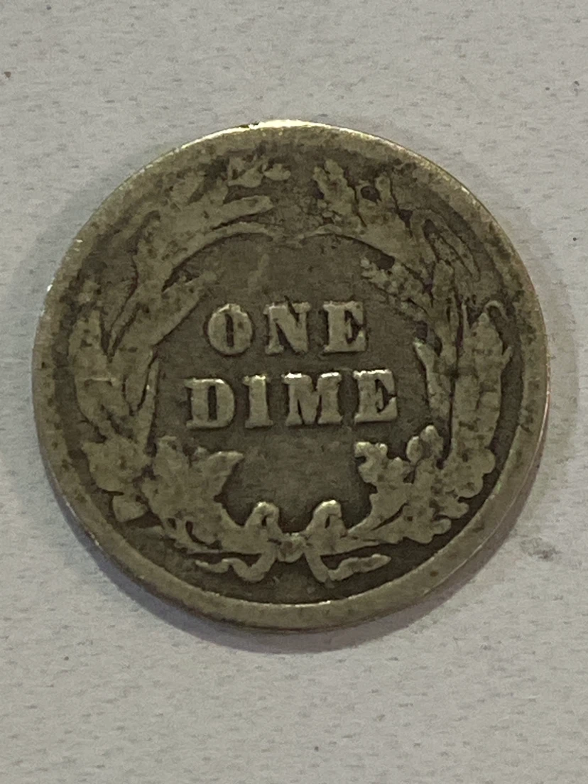 1901 Barber Dime - United States of America - photo 2