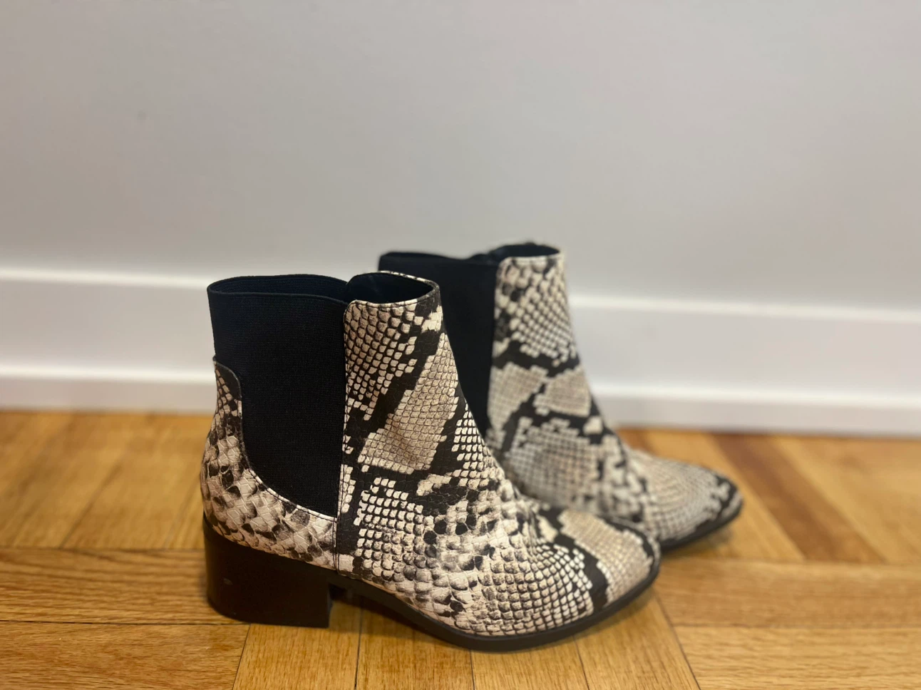 Call It Spring Snake Print Ankle Boots Size 7.5 - photo 2
