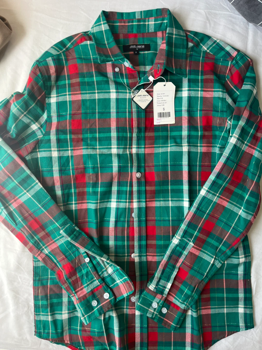 Plaid Shirt - Size S
