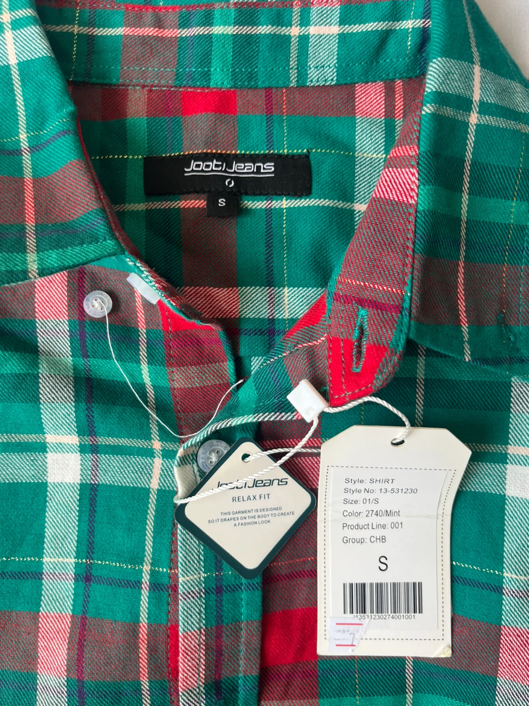 Plaid Shirt - Size S - photo 2