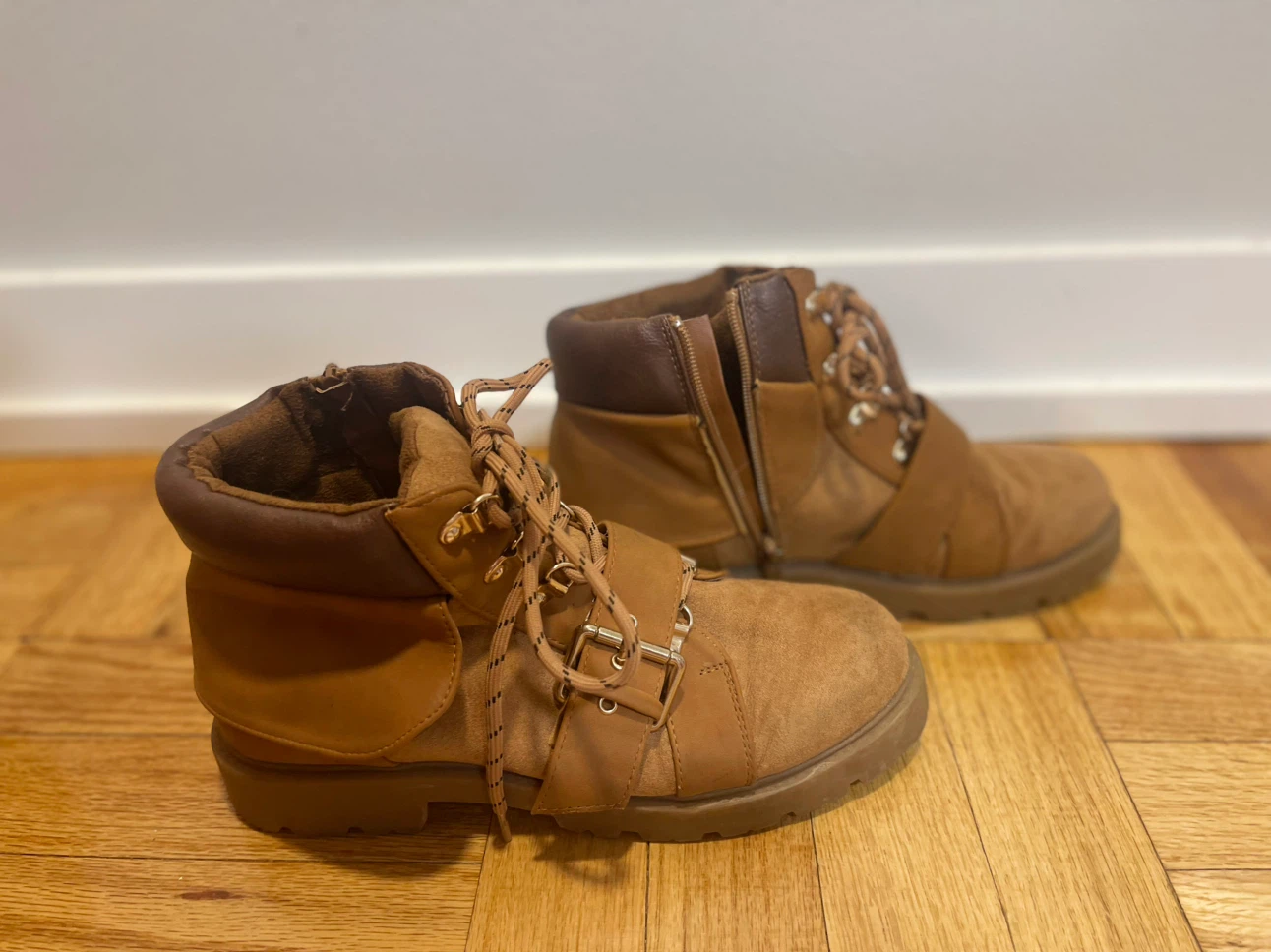 OSOS DESIGN Brown Suede Boots - Size 6 - photo 2