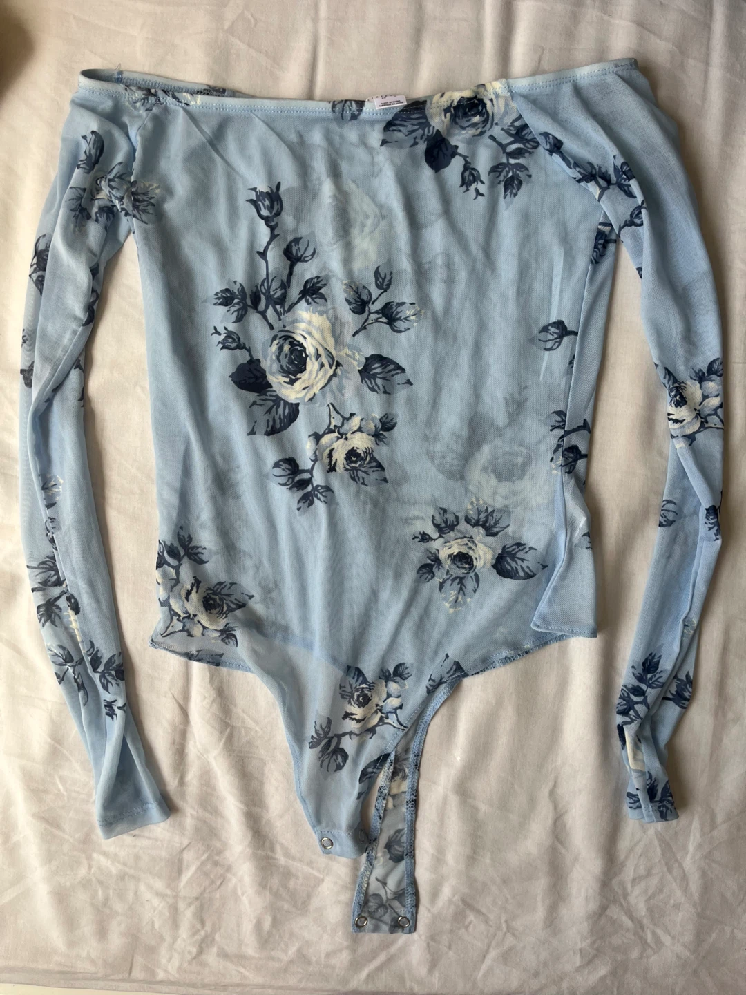 Streetwear Society Floral Mesh Bodysuit