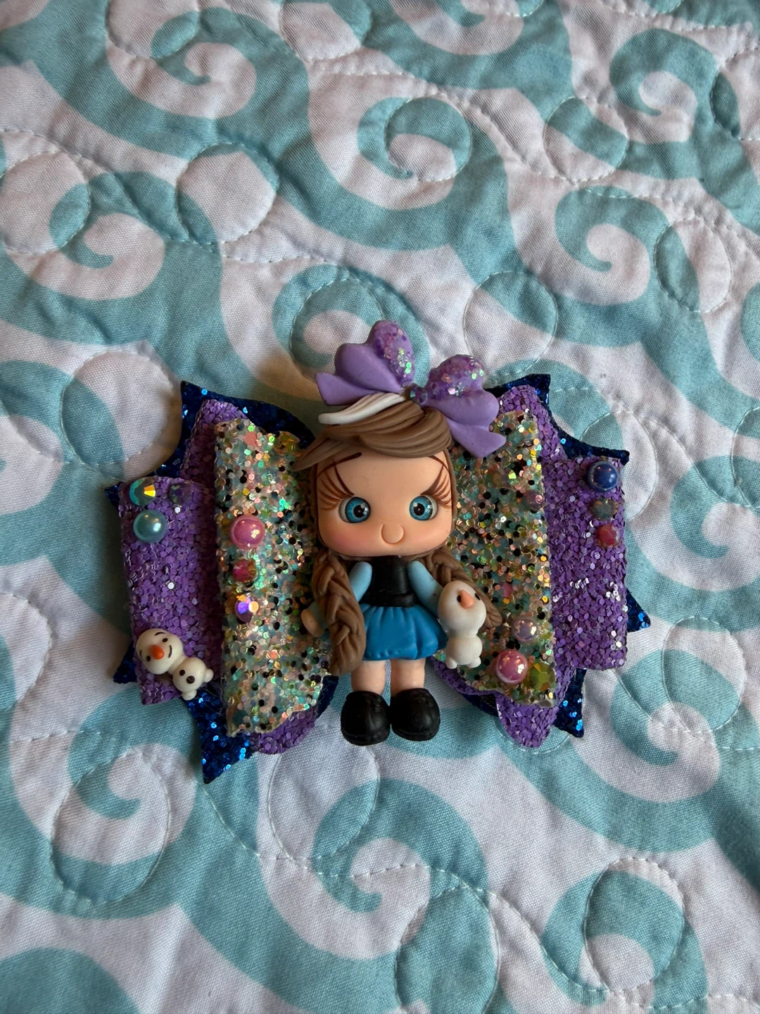 Handmade Girl Bow Hair Clip