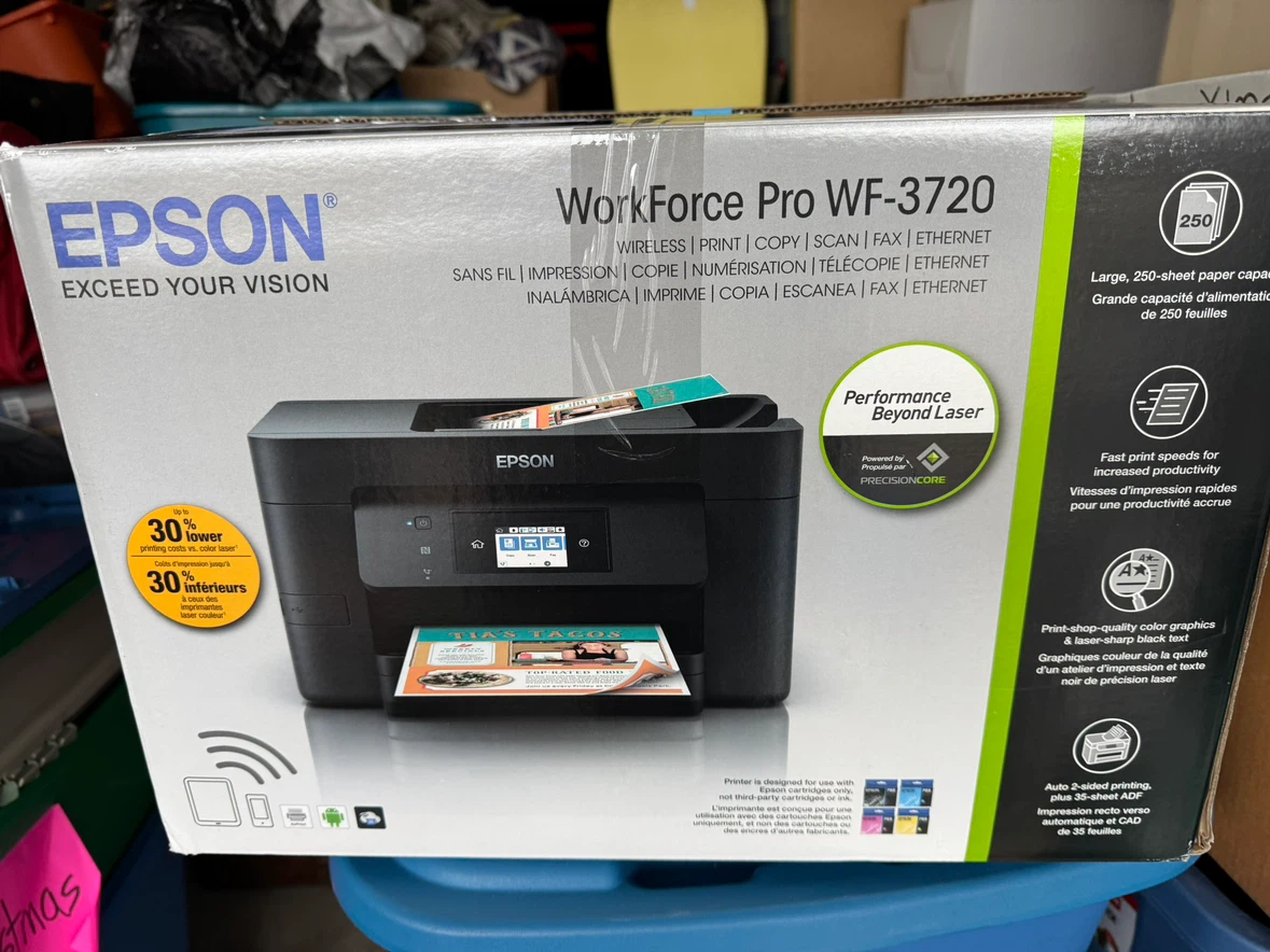 Epson WorkForce Pro WF-3720 All-in-One Printer