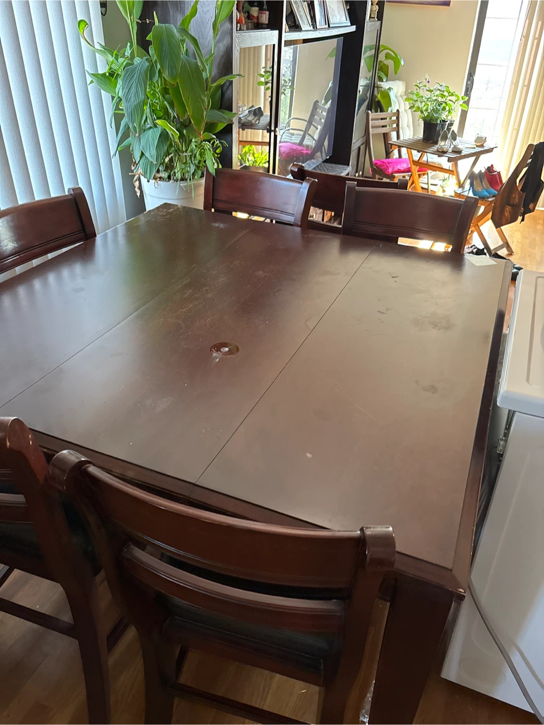 Dark Wood Dining Table