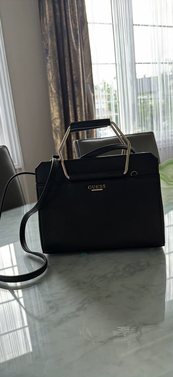 GUESS Black Satchel Handbag