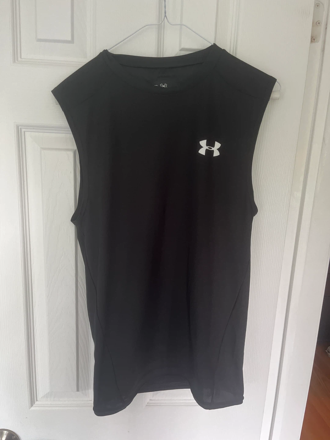 Under Armour HeatGear Sleeveless Shirt - Black - Large