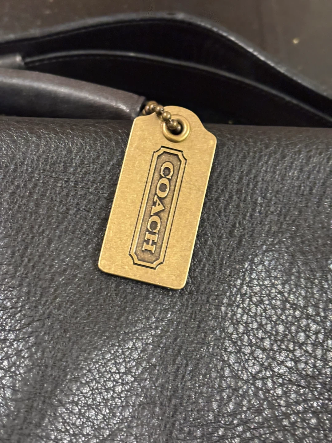 Coach Leather Messenger Bag