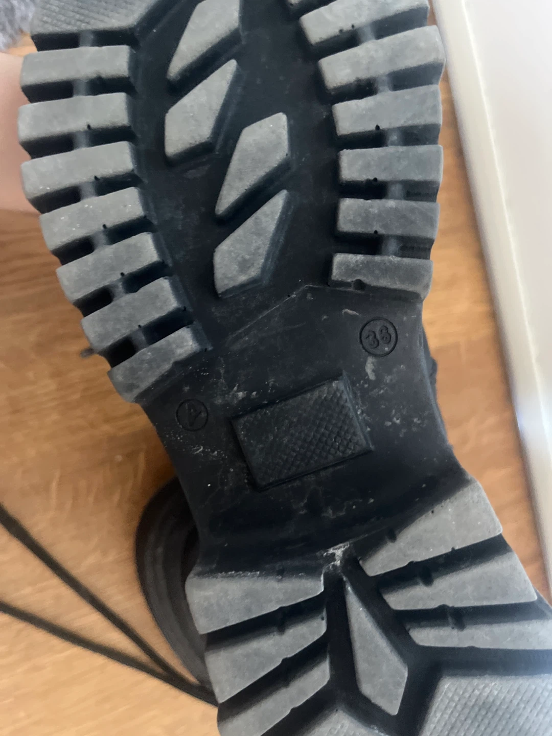 Black Combat Boots - Size 36 - photo 2