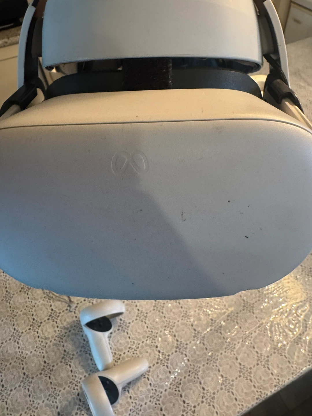 Meta Quest 2 VR Headset with Controllers with custom head strap - photo 2