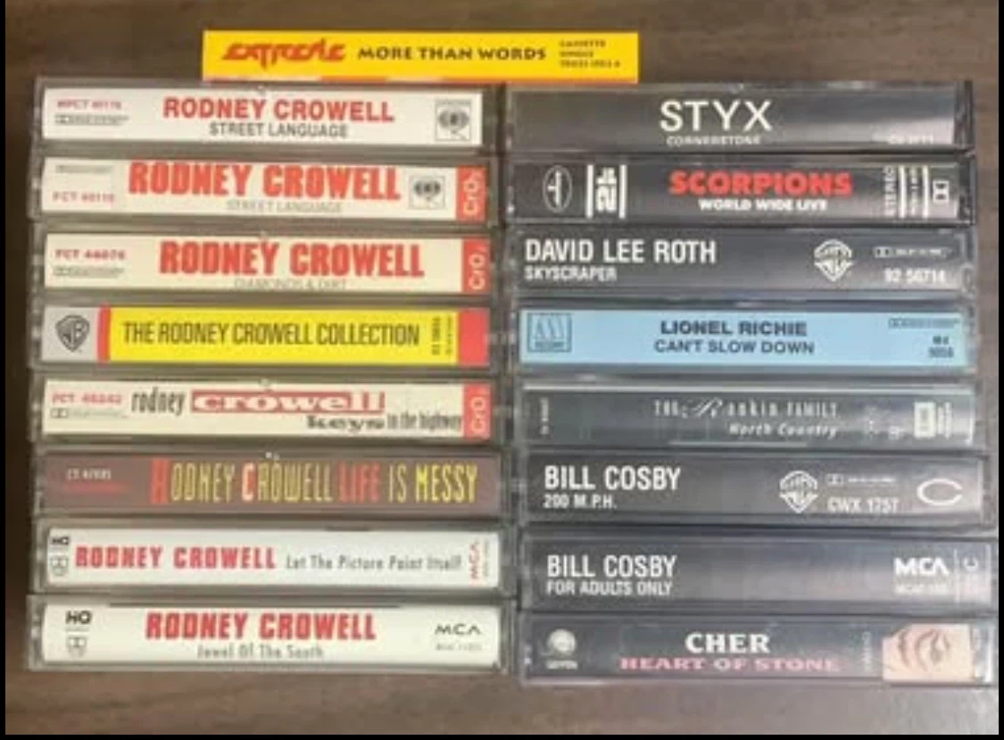 70s, 80s & 90s Assorted Genre Cassette Tapes